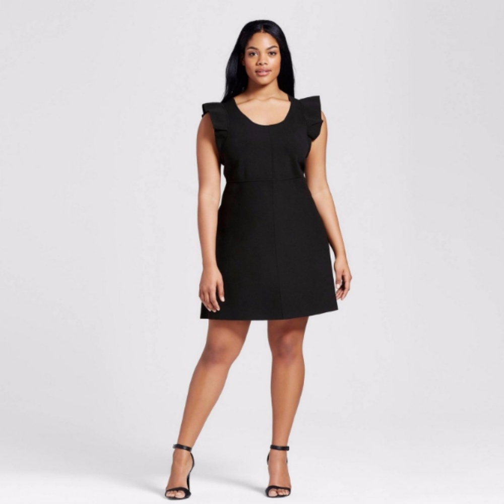 Victoria Beckham Black Sweater Dress - Picture 1 of 4